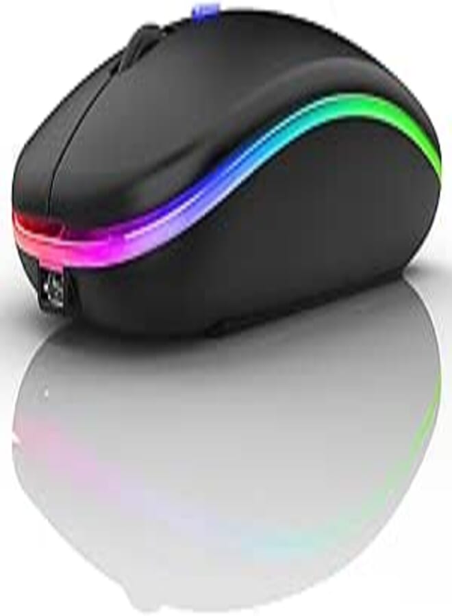 Yikki PEIBO LED Bluetooth Mouse for Laptop iPad MacBook pro Wireless Mouse for Laptop MacBook Air Mac Chromebook